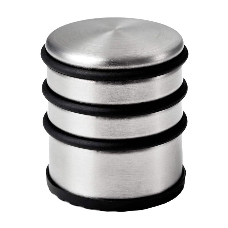 MEKBOK Heavy Duty Floor Door Stopper No Drill, Door Stops, Rubber Door Stopper Wedgeï¼Œwith Anti-Skid Rubber - Contemporary Decorative Safety Door Wedge for Home Office Commercial Industrial - Image 1